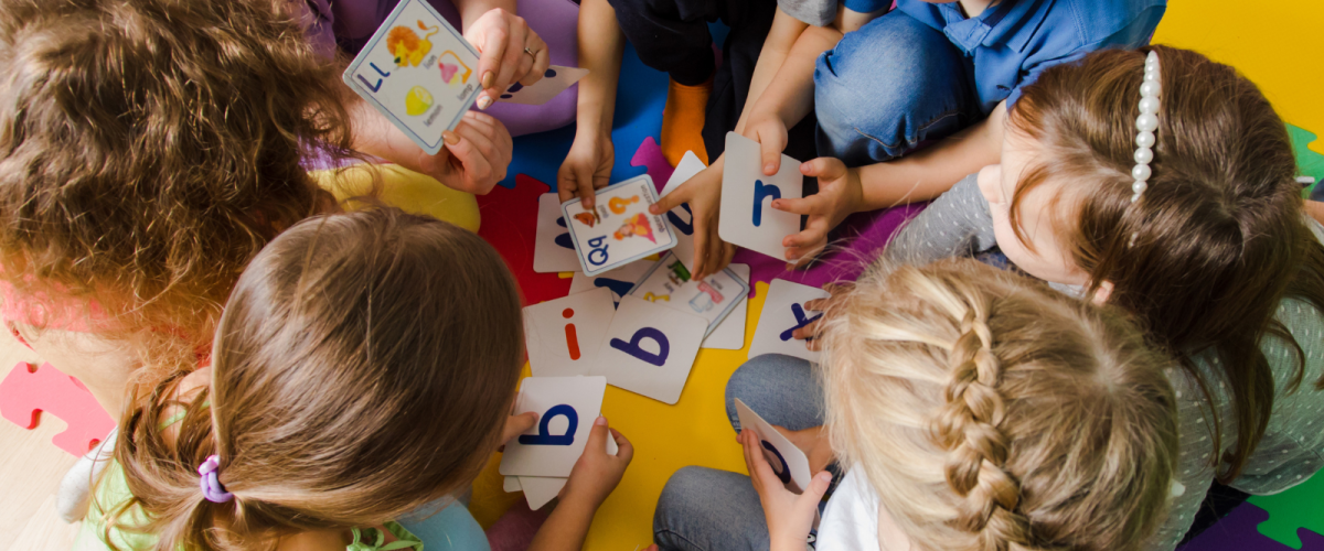 Children Learning Through Play at a Daycare Center